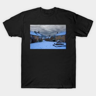 Castle Combe in the snow T-Shirt